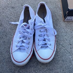White low top converse